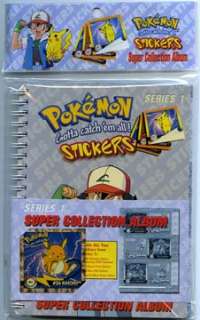 POKEMON™ STICKER SET 1 BOX of 30 packs W/ALBUM FREESHIP  