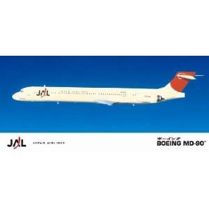  Hasegawa JAL MD 90 Model Airplane Kit 