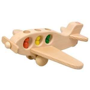  Large Wooden Toy Airplane Natural Wood Toy Airplane with 