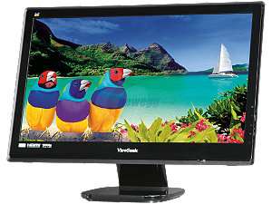   22 Full HD HDMI LED Backlight LCD Monitor Slim Design w/Speakers