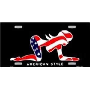   tag tags auto vehicle car front AMERICAN STYLE SEXY POSE AMERICAN FLAG
