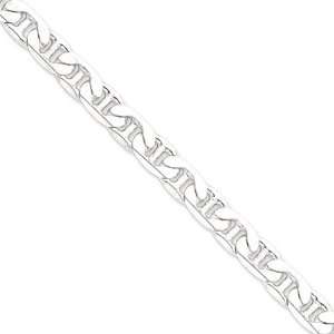  22in Sterling Silver 9.5mm Anchor Chain Jewelry