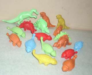 OLD 17 DINOSAURS ARGENTINA CEREAL PREMIUM RUBBER LOT   