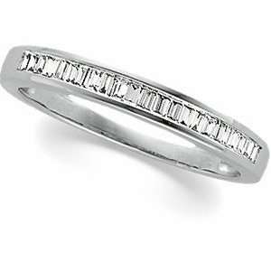  Platinum Diamond Anniversary Band Ring   Size 7   1/4ct 