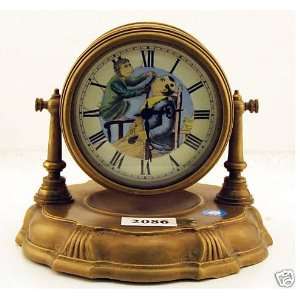   Bradley and Hubbard Barber Shop Clock Mantle CLock