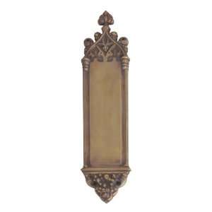   P5600 657 Gothic Antique Copper Push Plate Door Plat