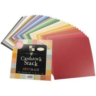 DCWV Neutral Cardstock Stack   Multicolor (12).Opens in a new window