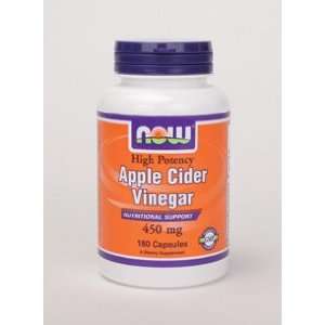  NOW Foods   Apple Cider Vinegar 450 mg 180 caps450 Health 