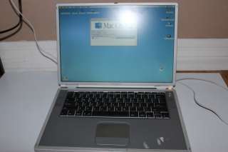 Apple PowerBook G4 15.2 Laptop M7952LL/A M5884 FOR PARTS OR REPAIR 