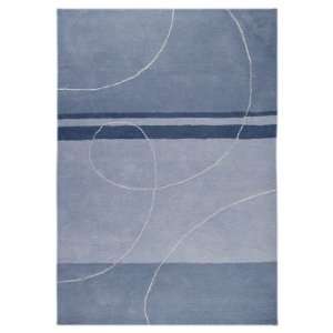   Orange Catena Trenza Aqua Returnable Sample Area Rug