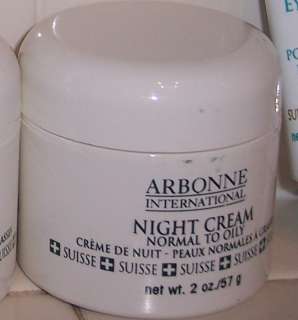 Arbonne Night Cream 4 Normal,Oily,Combo,Acne,Sensitive ~Anti Aging 