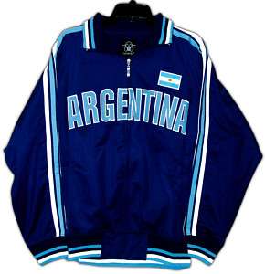 New Imperfect Argentina Soccer Track Jacket AS IS Messi  