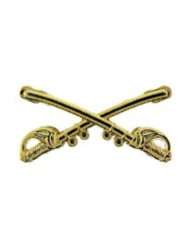 Army Cavalry Crossed Swords Pin 1 1/8