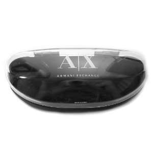 Armani Glasses Case, Clear Top, Size Medium   Authentic and New