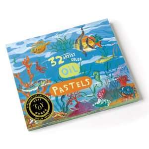 eeBoo Fish 32 Color Oil Pastels (NEW) PASFS 689196450938  