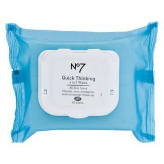 Boots No7 Quick Thinking 4 in 1 Wipes 30 pkOpens in a new window
