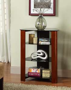 Audio Video Component Storage Stand with Cherry Wood  