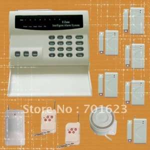 1pcs 8z 8 zone auto dialer wireless house home security alarm system 