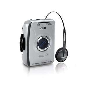  Coby Am/Fm Cassette Player W/ Headphones Auto Stop Tape 