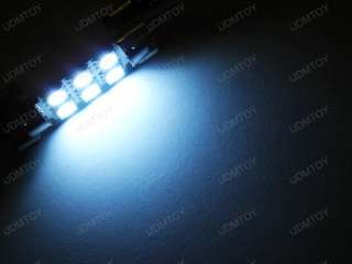 White 1.72 578 211 2 6 SMD LED Car Map Dome Lights #23  