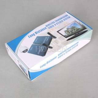   4GHz Wireless 0.5W Audio Video AV Transmitter Sender Receiver CCTV VCR