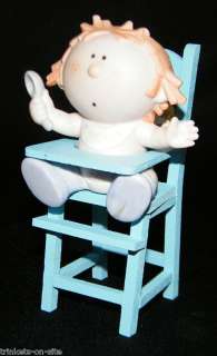 George Good Bumpkins Baby Boy High Chair Figurine MIB  