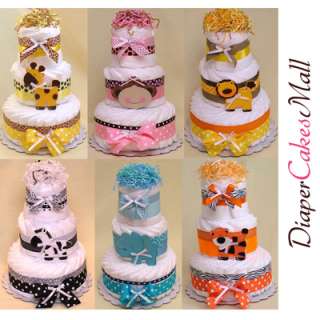 Baby Shower Decoration LadyBug Girl DIAPER CAKE Pampers  