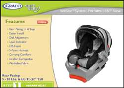 Baby Accessories   Graco Safe Seat Infant Car Seat, Ionic