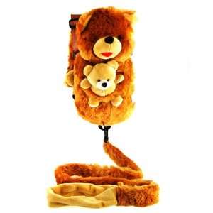    Adorable Stuffed Animal Baby Leash Bag Secure Harness Poodle Baby