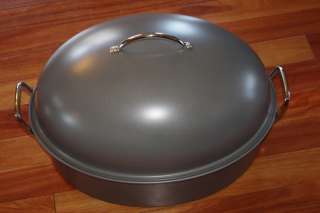 Tools of the Trade Basics Nonstick Oval Roaster w/ Lid, NEW w Small 