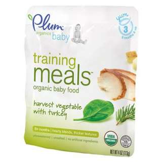 Plum Organics Training Meals Baby Food Pasta Chicken & Vegetables 4 oz 