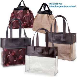  Visionary Clear Tote   3 Bags in One Clothing