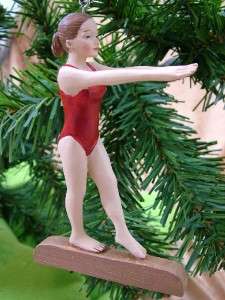 New Gymnastics Balance Beam Gymnast Christmas Ornament  