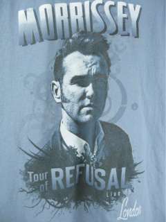 MORRISSEY TOUR OF REFUSAL LIVE IN LONDON T SHIRT 2009 S  