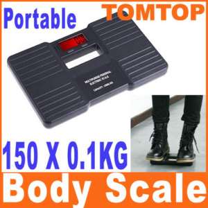150 x 0.1KG Portable Digital Bathroom Body Weight Scale  
