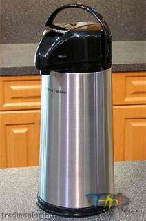 Stainless Steel Coffee Thermo Dispenser Air Pump 2L   
