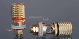 Audiophile Series Gold Speaker Binding Post/Socket x8  