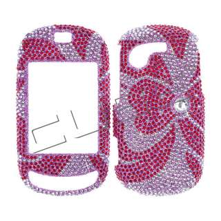 For Samsung Gravity T T669 Diamond Bling Case Cover  Pink Bow 101 
