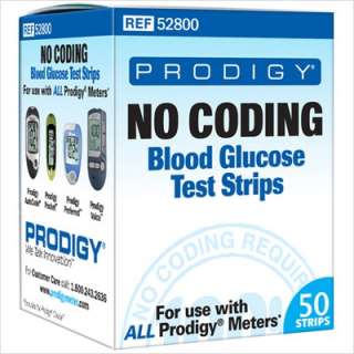 Prodigy Diabetes Autocode Blood Glucose Test Strips (Box of 50) 52800 