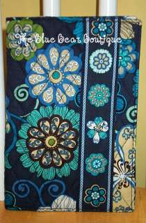Vera Bradley Mod Floral Blue Book Cover  