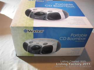 BOOMBOX VEXTRA CD PORTABLE BOOMBOX, NEW  
