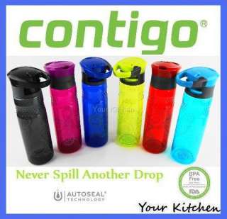 New Stylish CONTIGO Sports Water Hydro Bottle BPA Free  