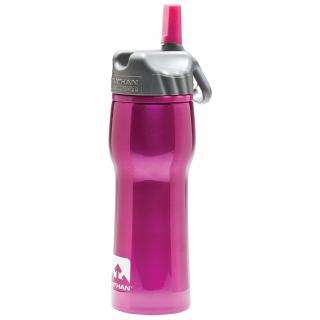 Nathan Water Bottles 500mL Steel Bottle with Flip, 717064862375  