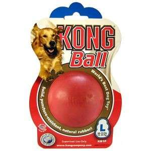 Kong Ball Rubber Bouncing Ball Dog Chew Toy New MEDIUM/LARGE  