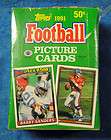 Topps, 1991 Football Picture Cards, 36 Count, Unsealed  