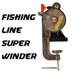 FISHING LINE WINDER SPOOLER / SPINNING BAITCAST REEL OK BRAIDED LINE 