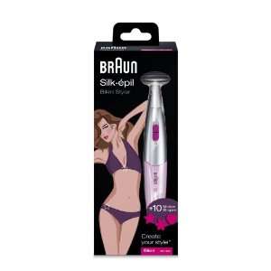   Factory Sealed Braun FG 1100 Silk �pil Bikini Styler, Pink and Gray