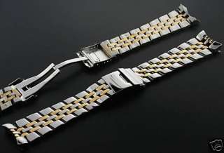 WATCH BAND FIT BREITLING BENTLY 24MM TWO TONE CE PARTS  