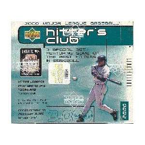  2000 Upper Deck Hitters Club Baseball Hobby Box Sports 