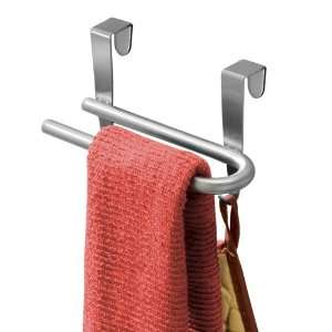   Stainless Steel Over the Cabinet Towel Bar with Hooks